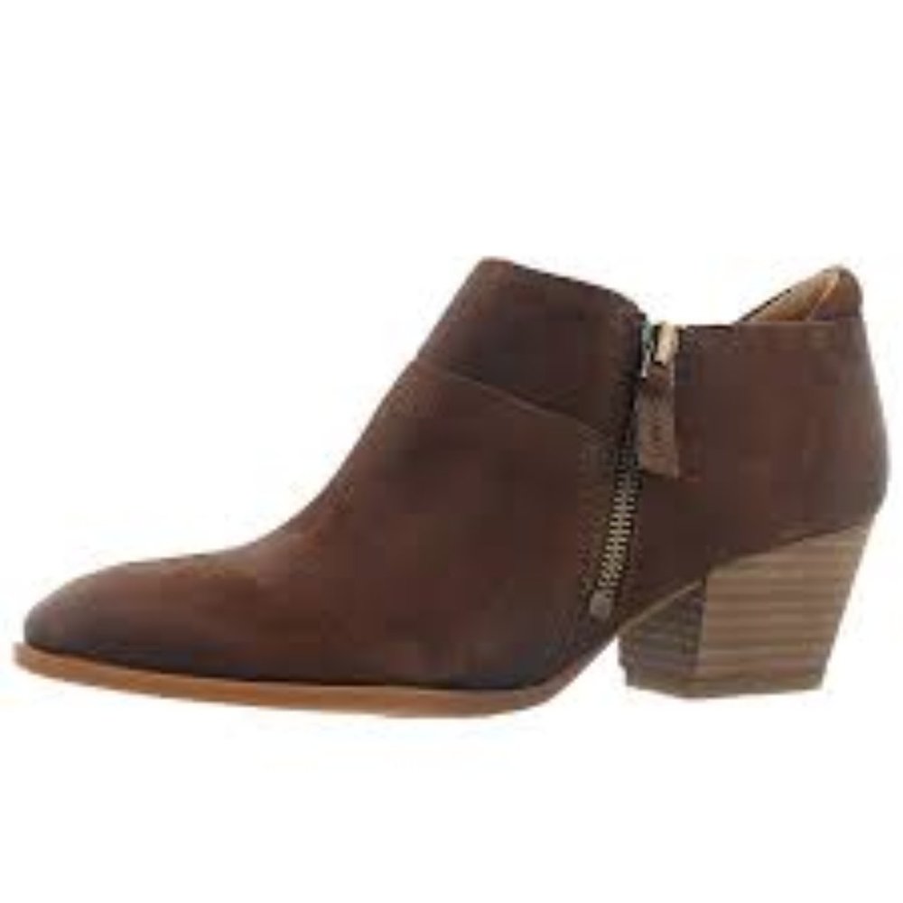 Franco Sarto Greco Weathered Suede Ankle Bootie